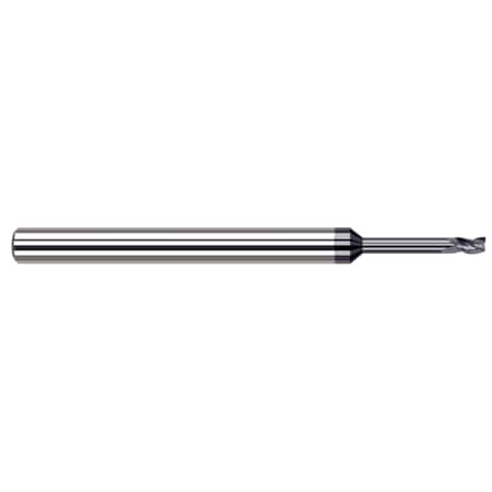 End Mill For Exotic Alloys - Square, 0.0930 (3/32), Number Of Flutes: 3